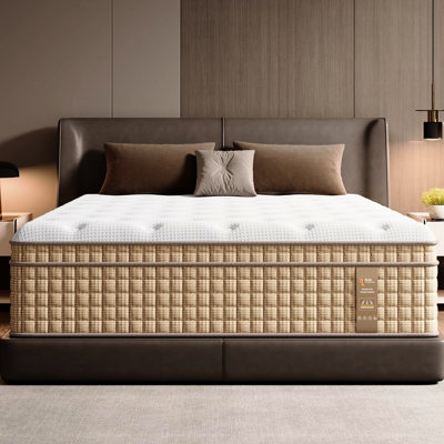 12 - Inch Full Mattress, Supportive Pocket Springs, Motion Isolation, Gel Memory Foam, And Us & For A Comfortable Night In Bedroom Relief, Individually Wrapped Modern Style