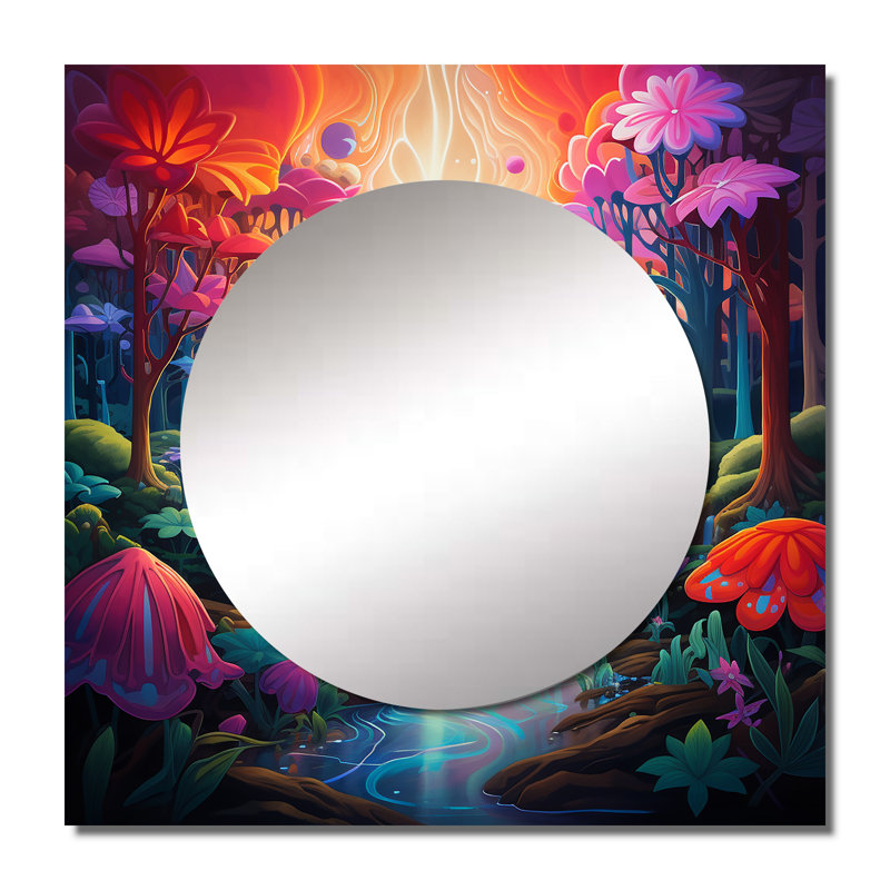 Décoration murale pour miroir divin de rêve Divine Dreams, 23 po x 23 po