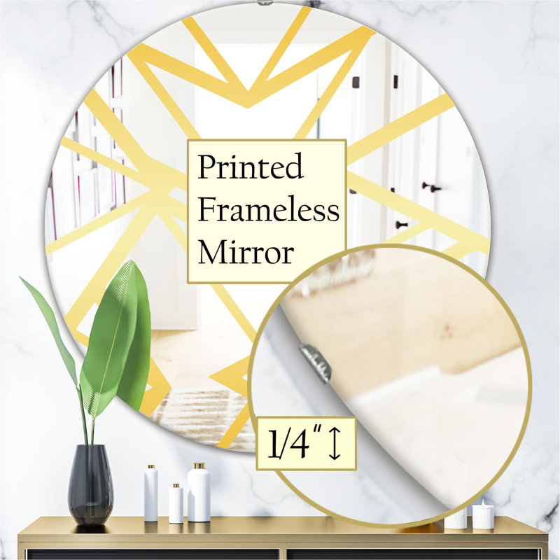 Miroir d'appoint Capital Essential Glam, H 23,6 po x l 23,6 po