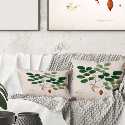 Coussin rétro Vintage Plant Life