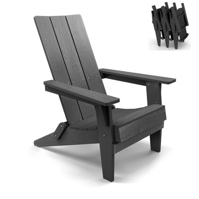 Westway Plastic Adirondack Chair by Rosecliff Heights