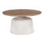 Table basse Goblet - brun et blanc