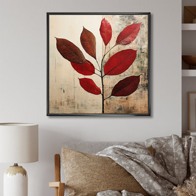 " Bordeaux Bold Leaf "