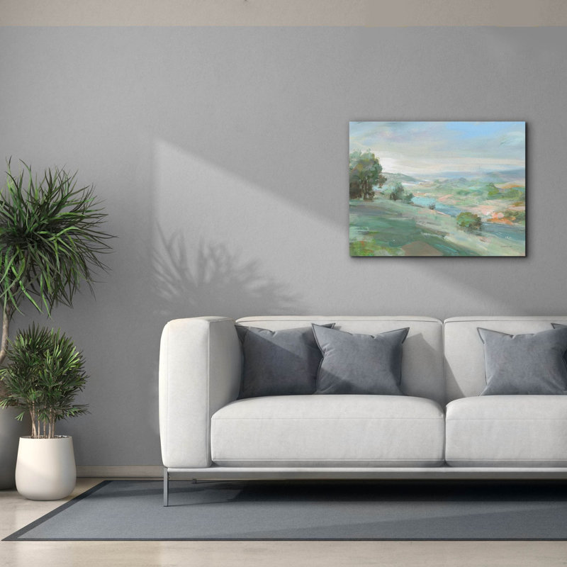 «Valley In Sunshine» par Danhui Nai, art mural sur toile, H 26 po x l 34 po