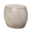 Table d'appoint d'extérieur en béton léger - Conception simple et moderne pour cour arrière, gris, l 24,41 po x P 17,19 po H 19,86 po, sans assemblage minimaliste