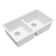 Karran Quartz 32'' X 19-1/2'' 50/50 Double Bowl Composite Undermount Kitchen Sink