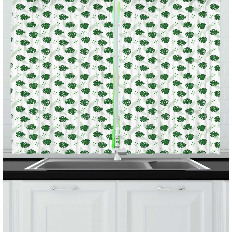 Floral Kitchen Curtain