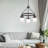 Georgetown 3 - Light Steel Dimmable Wagon Wheel Chandelier