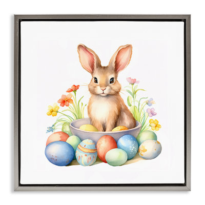 "Pâques, lapin et œufs", art mural par Andrea Haase
