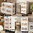 Inbox Zero 8.4 Gal Foldable Cabinet with 1 Lid Set 3 Tier,Clear Plastic Folding Storage Box with Wheel