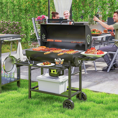Outsunny 114cm W Charcoal Grill