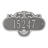 Rochelle 1-Line Wall Address Plaque