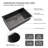 Rectangular Farmhouse Undermount Kitchen Sink with Accessories-123596486