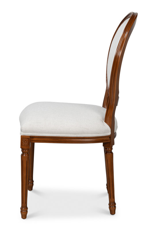 Hugo Upholstered Dining Chair, Brown