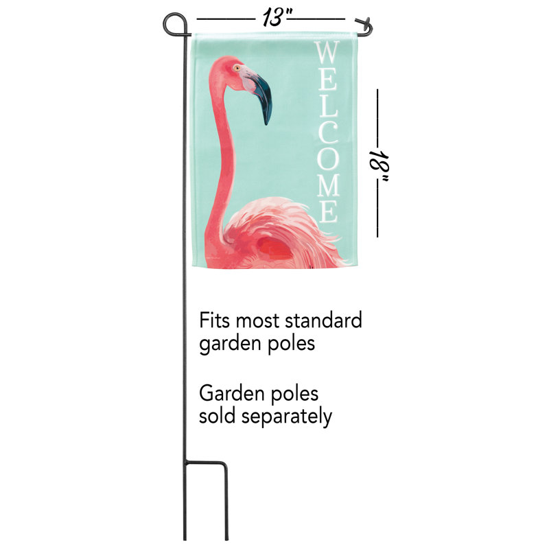 Drapeau de jardin en polyester 18 x 13 po Ejner