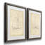 Plan du voilier III - ensemble de 2 reproductions sur papier