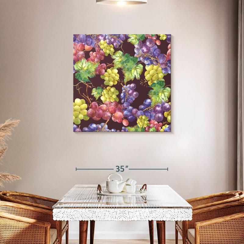 Yarlin Grapes, 36" H x 36" W