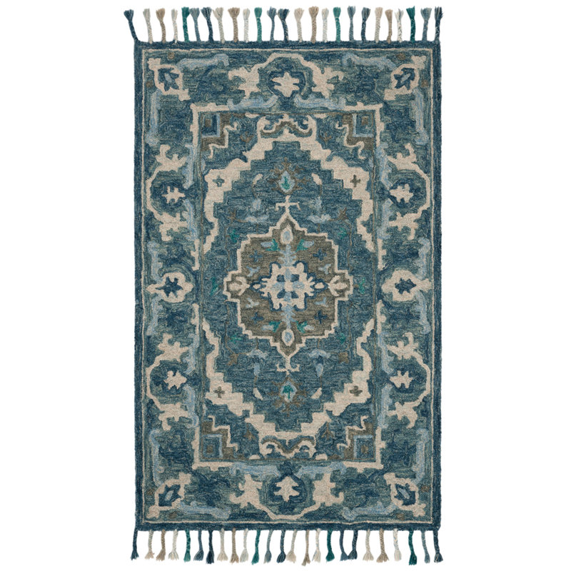 Vahakn Hand Tufted Wool Oriental Rug, Rectangle 2' x 3'
