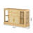  Large Sideboard Cabinet With Storage,Modern Buffet Cabinet WIth Glass Doors,Sideboard With Drawers and Adjustable Shelves,For Kitchen And Dining Room-1769399941