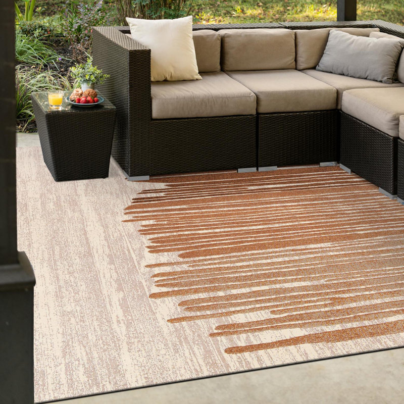 Vertex Hower Indoor/Outdoor Area Rug, Square 7'10"