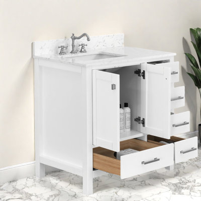 Meuble-lavabo autoportant 36 po Modern