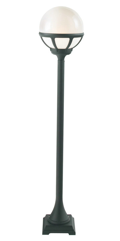 Lamp Post (Full), Black, Milk, 116cm H