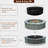  - Outdoor Smokeless Fire Ring Insert 45" X 10" - Portable & Premium Heat Resistant Coated Carbon Steel Fire Ring For In Or Above-Ground. Camping Bonfires & Gatherings
