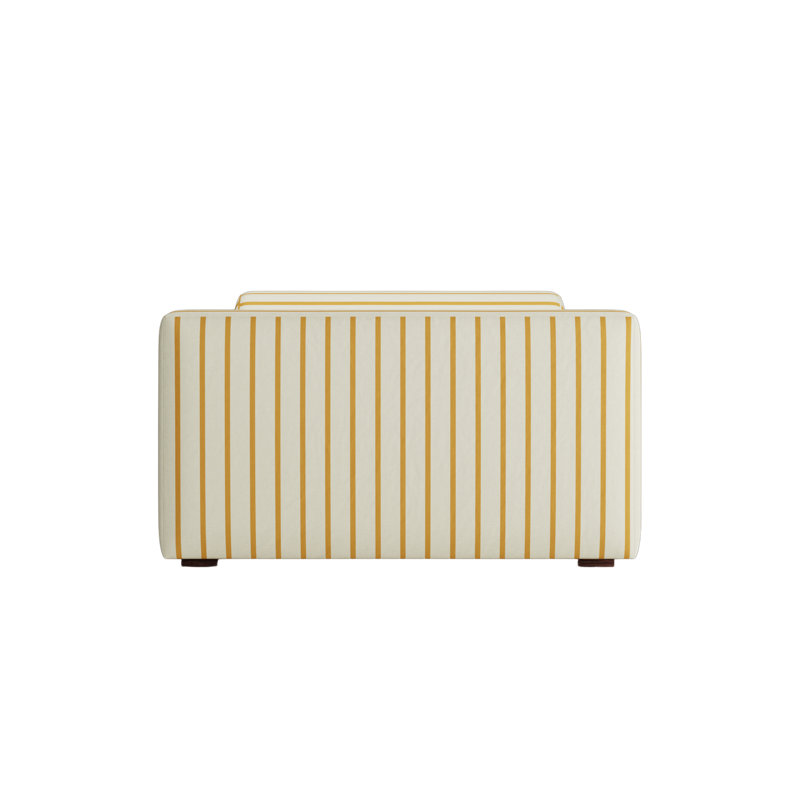 Elevate Daybed, Yellow Clay Striped Hemp Blend