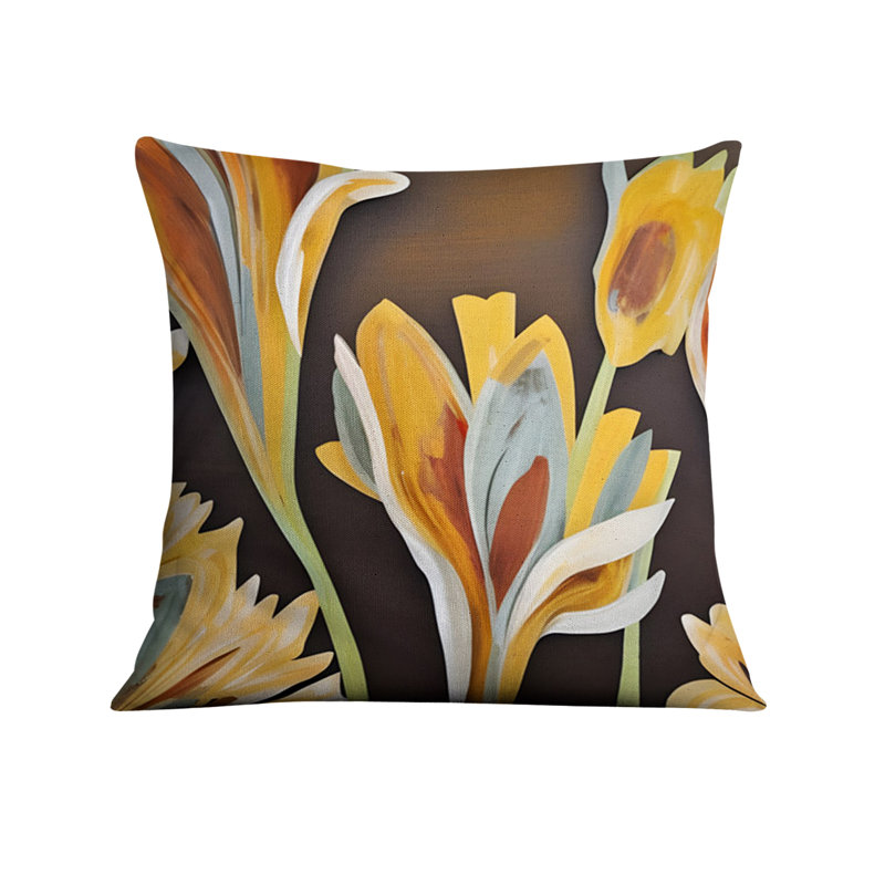 Coussin décoratif, H 16 po x l 16 po, Housse de coussin seulement - sans coussin
