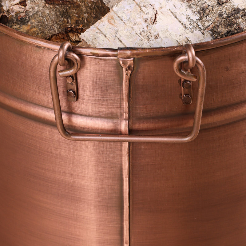 Crannell Iron Log Carrier, 28.5cm H x 51cm W x 28cm D