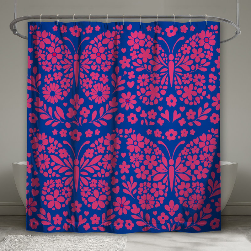 Rideaux de douche Butterfly, L 70 po x H 93 po