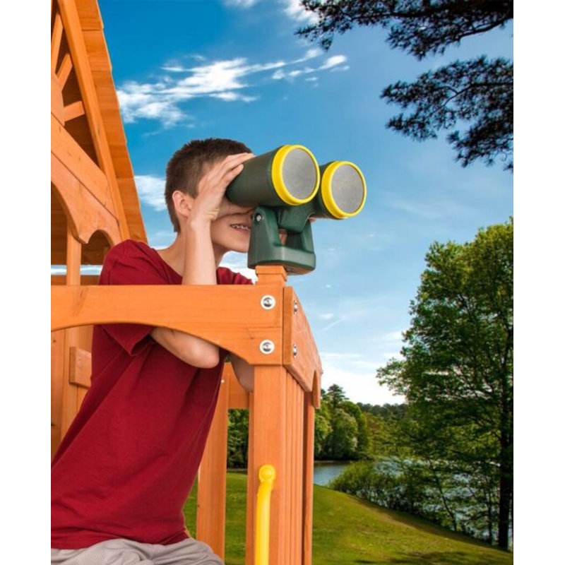 Plastic Playset Binoculars, Green