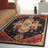 Heritage Hand Tufted Wool/Cotton/Latex Oriental Rug in Navy/Red-93743809