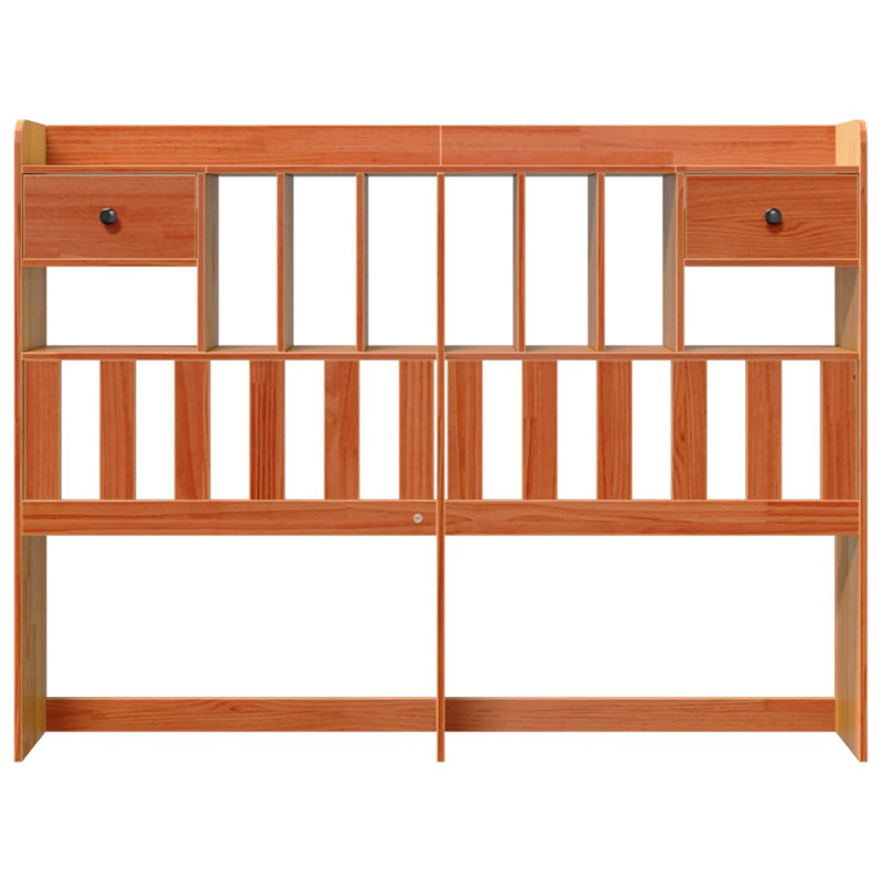 Carlotta Headboard, 110cm H x 166cm W x 23cm D, Wax brown