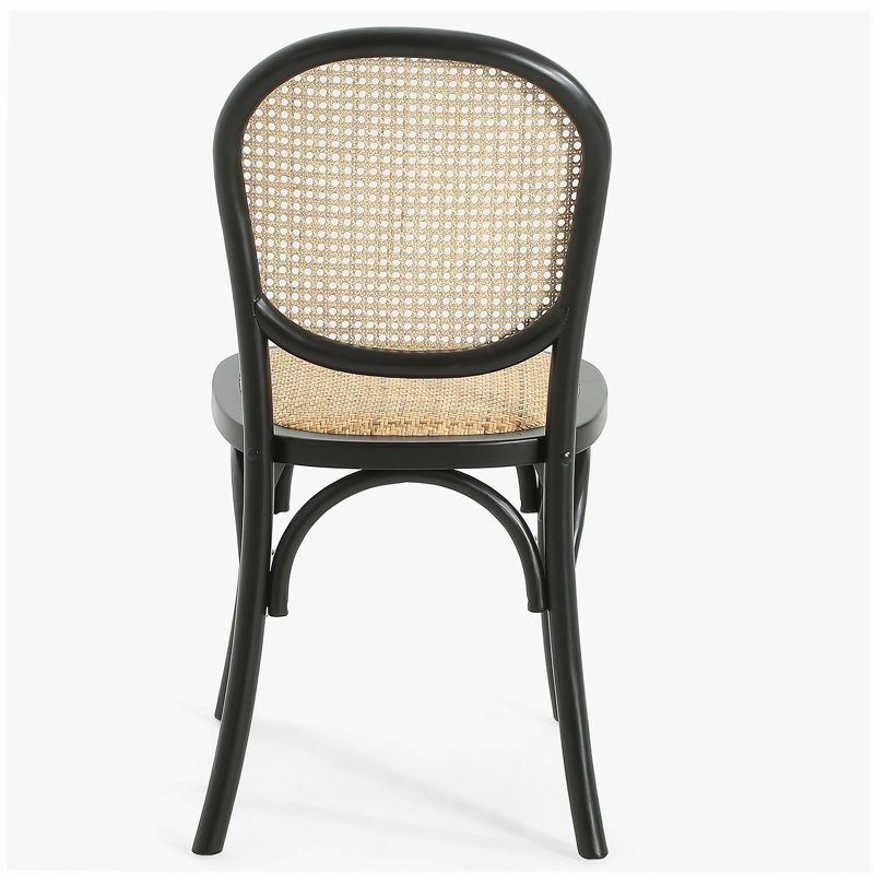 Chaise de salle à manger (ensemble de deux), Noir
