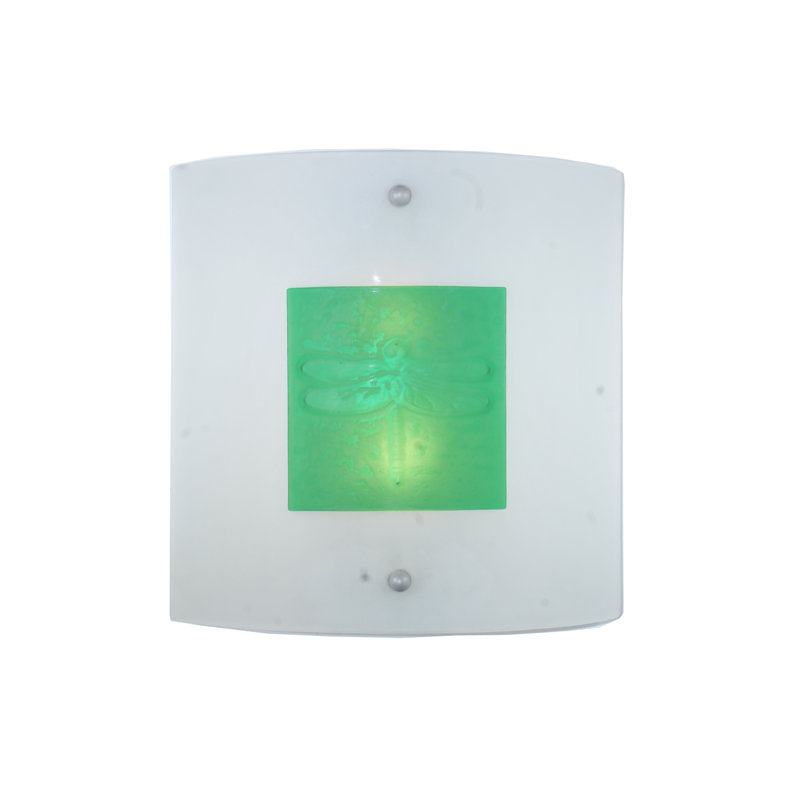 Metro Fusion Glass Flush Mounted Sconce