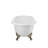 Cambridge 61'' x 31'' Freestanding Soaking Cast Iron Bathtub-62617694