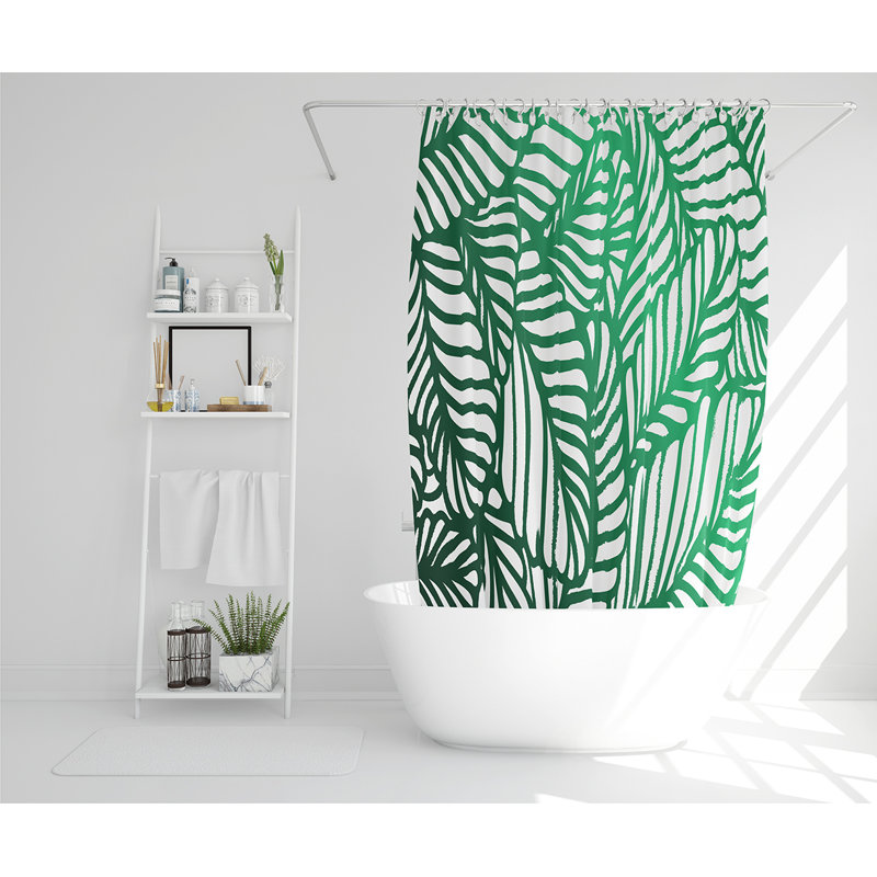 Ellan 13 Piece Polyester Shower Curtain Set
