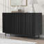 Armoire de rangement à motif de vagues avec 2 portes et 2 tiroirs-2113425429
