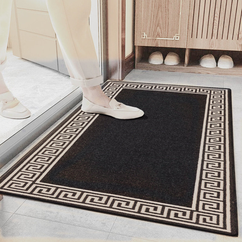 Raytown Non-Slip Geometric Indoor Doormat, 50cm W x 80cm L