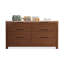 Armoire d'appoint en bois massif brun noisette-1195460697-1195460701