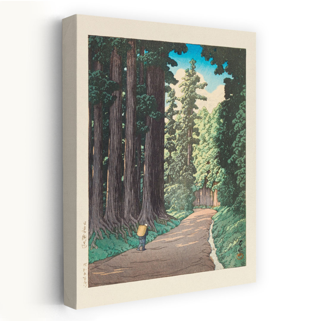 Contemporary Art Vintage Abstract Contemporary Forest Landscape Wall Art