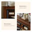 Foyer en bois massif noyer-117600331