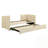 Twin Size Upholstered daybed with Pop Up Trundle-1263544348
