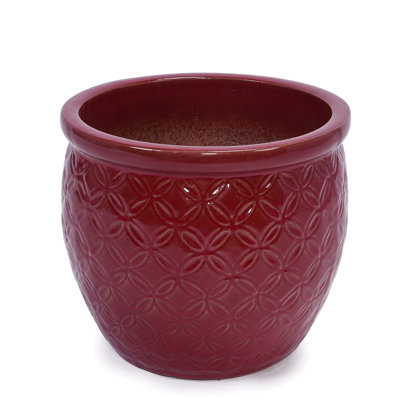 Pot à fleurs Bean Paste Red