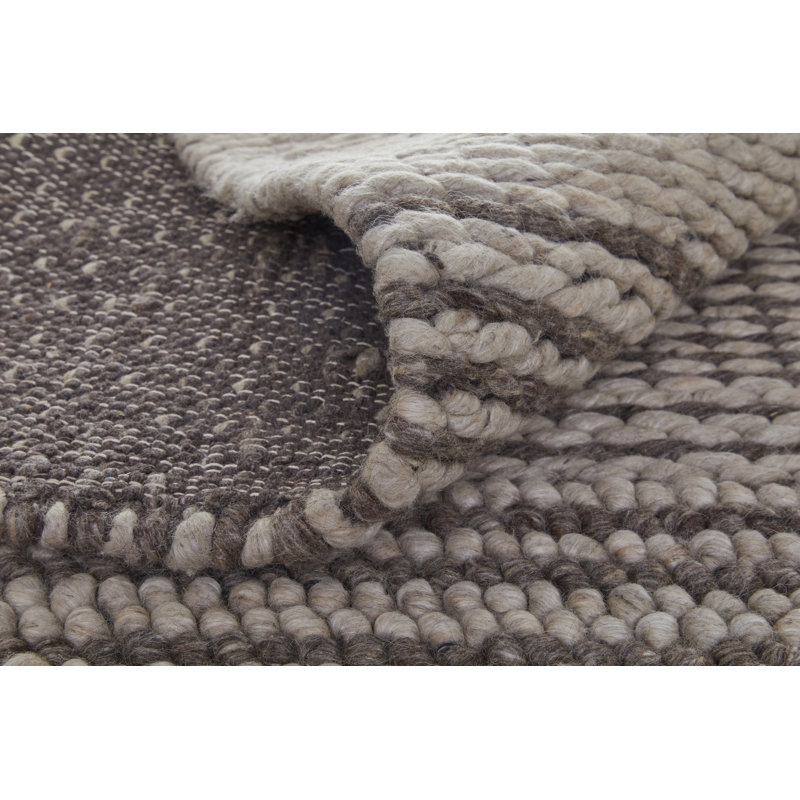 Hamden Modern Stripes, Beige/Brown Area Rug, Rectangle 3'6" x 5'6"