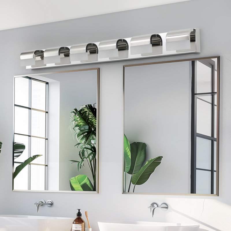 Éclairage pour meuble-lavabo moderne à 6 lumières DEL pour salle de bain Modern