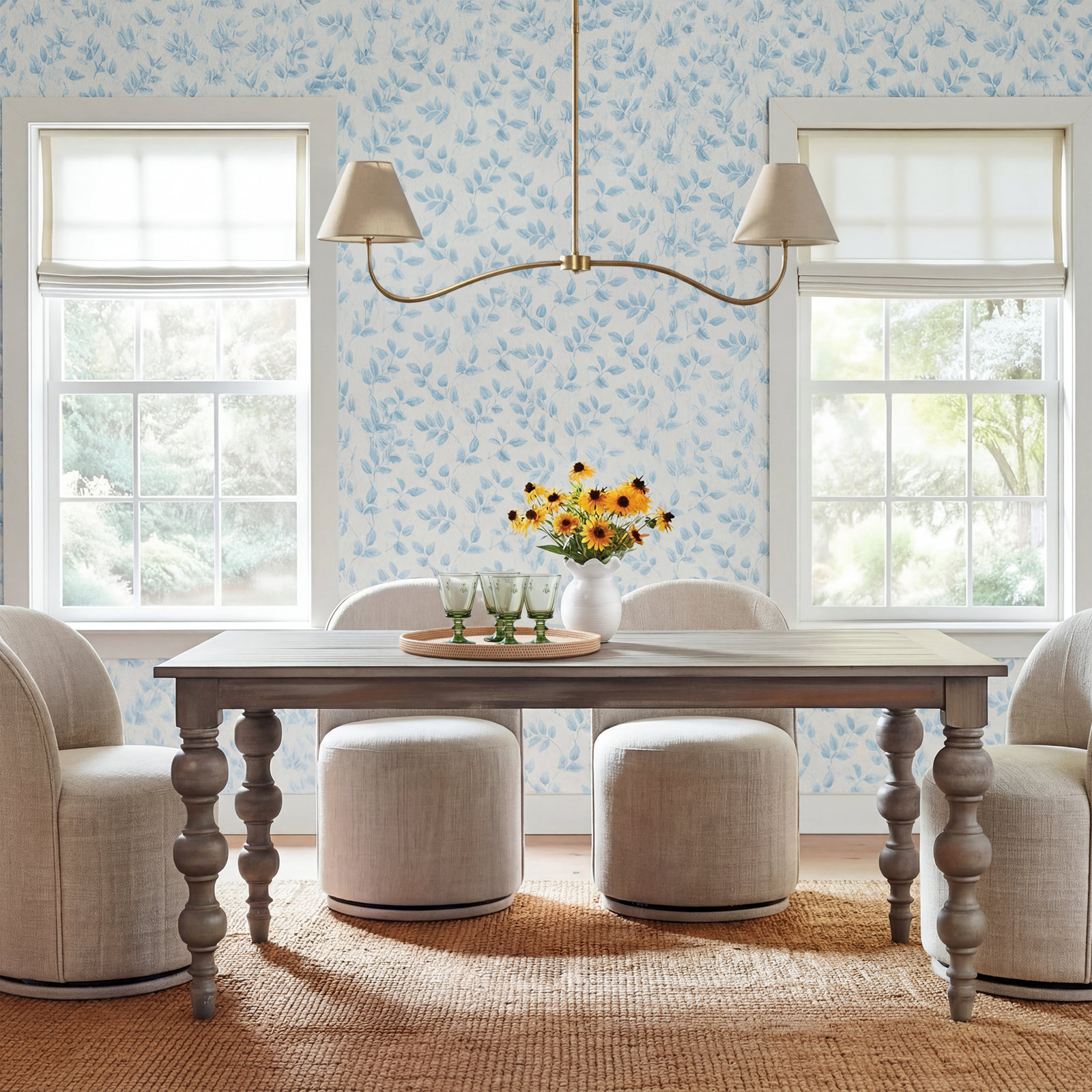 Werner Pine Dining Table, 30" H x 72" L x 38" W