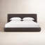 Lisbon Upholstered Wingback Bed-594261133