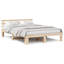 Bed Frame with Headboard Solid Pine Wood-2092905519-2092905528